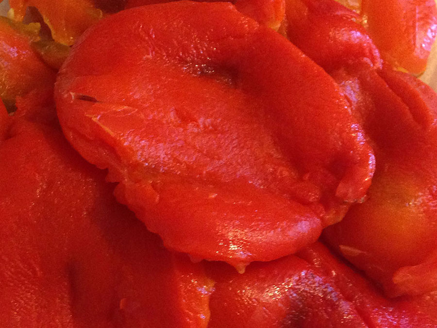 roasted pepper, peeled